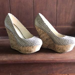 Platform cork shoes!